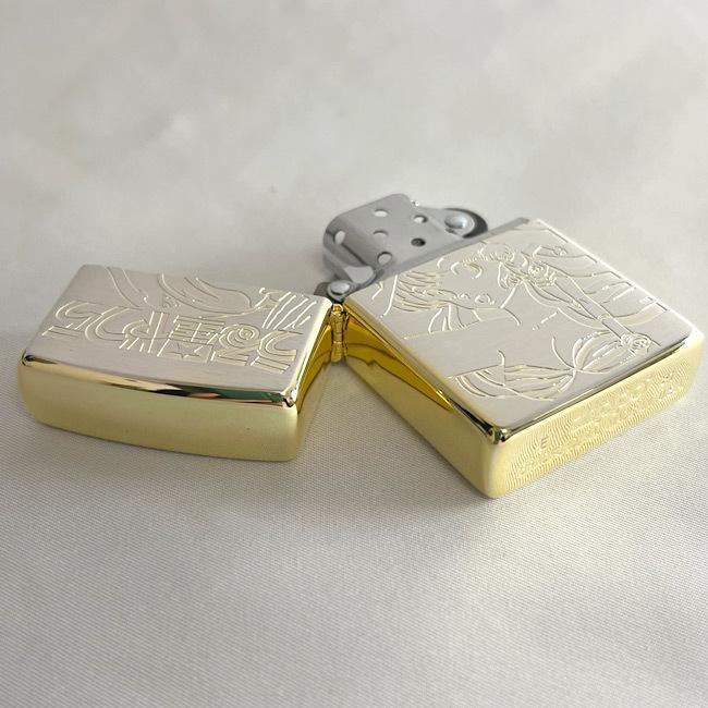 ZIPPO（ジッポー） うる星やつら ZIPPO B柄 シルバー× ゴールド