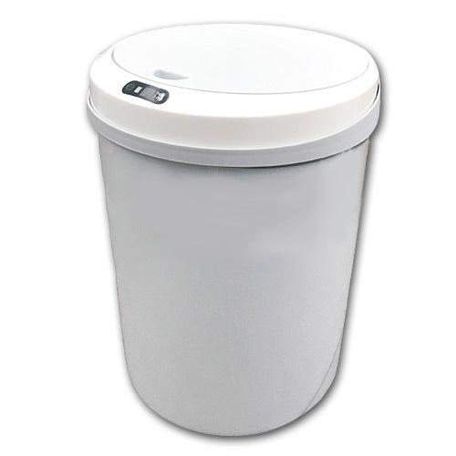 ゴミ箱 自動開閉 センサー式 ダストボックス オフホワイト 12L ふた
