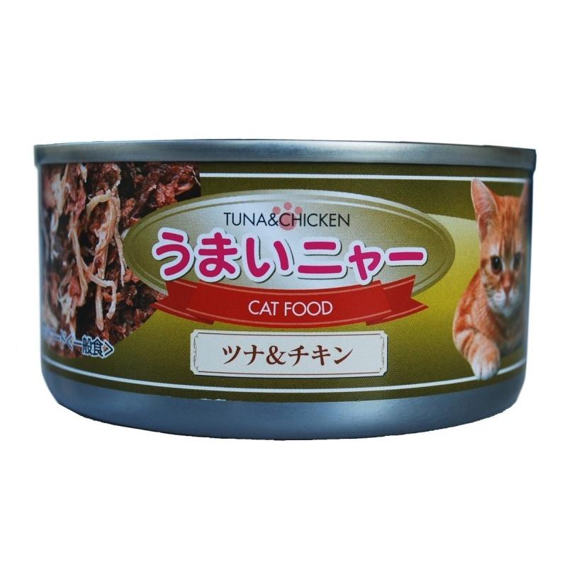 猫缶 ねこ缶詰 うまいニャー ツナ チキン 170g 61193 P F ペット アンド フィッシュ 通販 Yahoo ショッピング