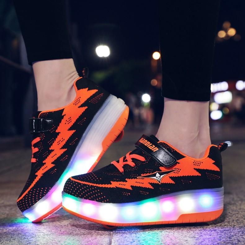 光る ローラーシューズ 子供 2輪 ローラースケート 手数料安い 大人 2way スニーカー スケッチャーズ マジックテープ おしゃれ 男女兼用 18 25cm プレゼント ジュニア 新作