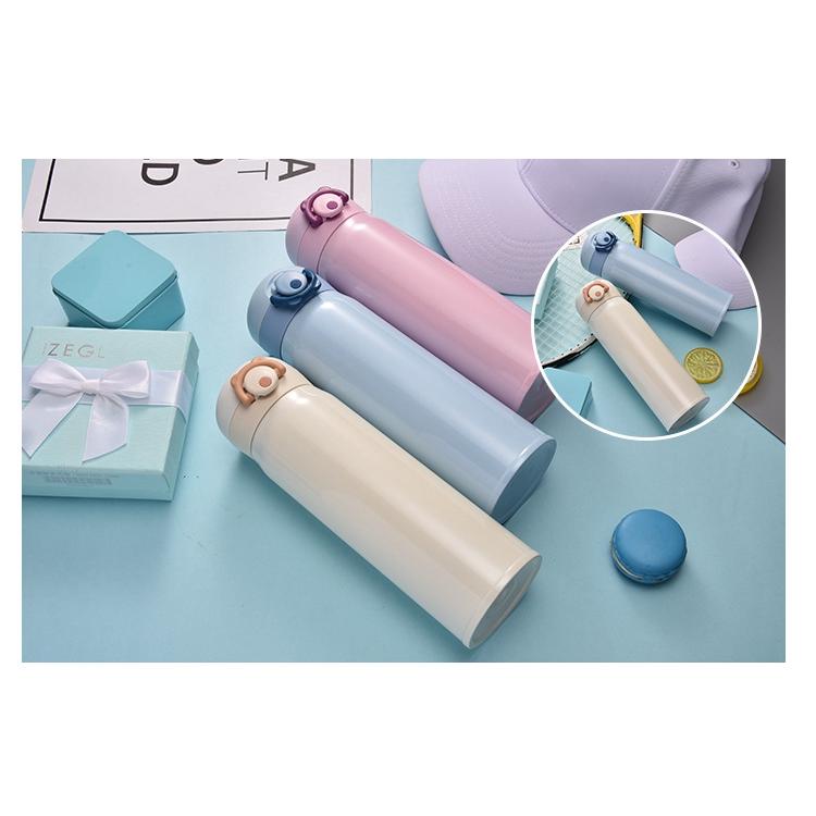 73 以上節約 水筒 保温 ステンレスボトル コップ レディース 直飲み ワンタッチ 子供 おしゃれ 500ml 可愛い 旅行 アウトドア 便利 通勤 人気 プレゼント マグボトル 軽量