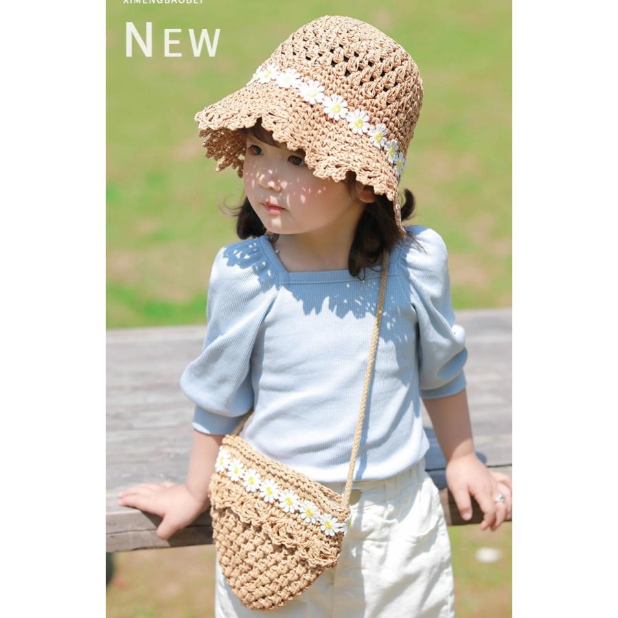 麦わら帽子 バック 子供 折りたたみ 日よけ Uvカット 女の子 子どもストローハット リボン リゾート かわいい ショルダーバッグ 2点セット ジュニア 海 プール Cm 01 ピー アンド クロッシー 通販 Yahoo ショッピング