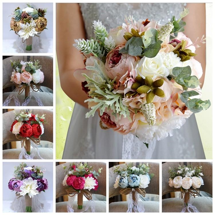 ブーケ ウエディングブーケ 花束 ウェディング 造花 花嫁 ブライダルブーケ 安い 結婚式 披露宴 歓迎会 卒業式 欧米 手作り プレゼント 写真撮り アートフラワー Hn 03 ピー アンド クロッシー 通販 Yahoo ショッピング