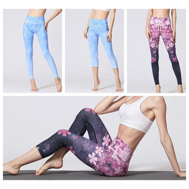 Zumba ヨガパンツ ヨガウエア ダンスウェア フィットネス 夏ウェア エアロビクスウエア スポーツウェア レディース 花柄 運動用 レギンス 美脚 トレーニング Jsf0073 08 ピー アンド クロッシー 通販 Yahoo ショッピング