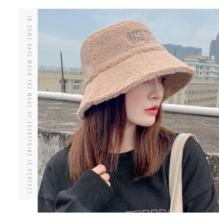 当店限定販売 大人気 ファーハット 韓国 バケットハット 防寒 バケハ