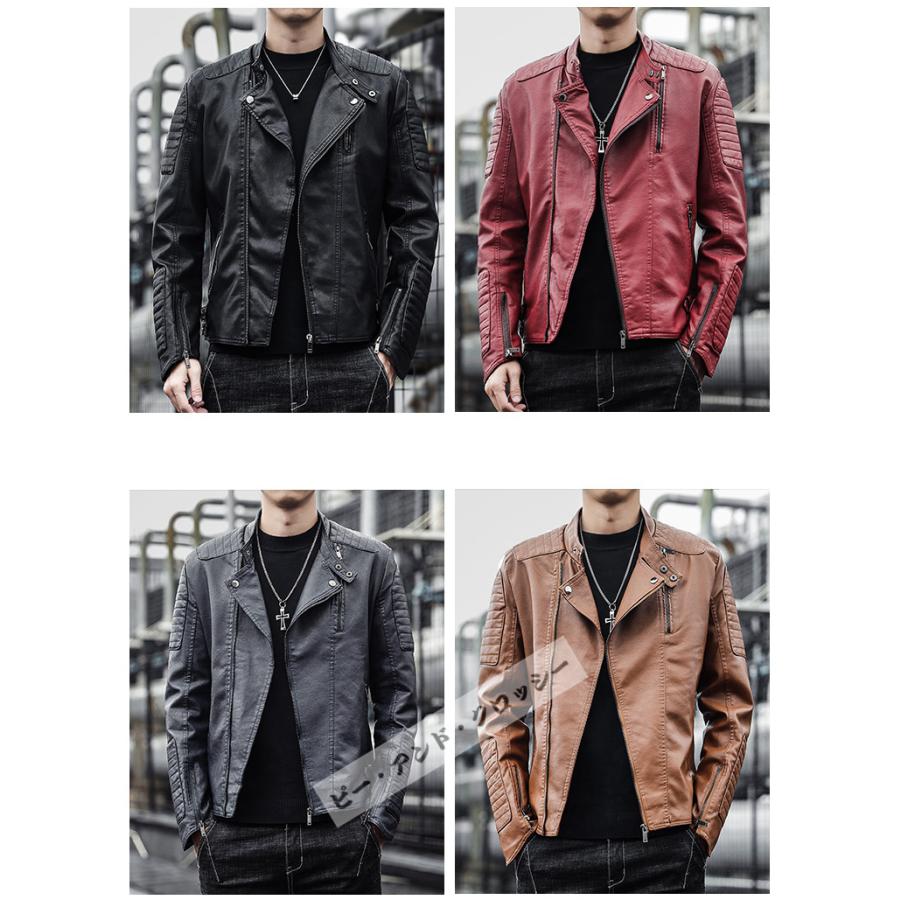 バイクウエア バイクジャケット ライダースジャケット メンズ Puレザー 革ジャン Gジャン 裏ボア 裏起毛 バイク ジャケット 耐磨 防風 バイク用品 おしゃれ Py211 01 ピー アンド クロッシー 通販 Yahoo ショッピング