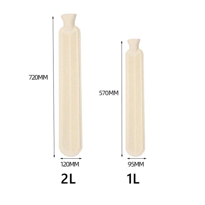 湯たんぽシリコン 2l 1L カバー付き 長い 超長 ボトル ゆたんぽ 保温グッズ 腰痛 水枕 夏冬両用 注水式 氷嚢 布団暖かめ 暖かい 生理最適｜p-and-xi｜06