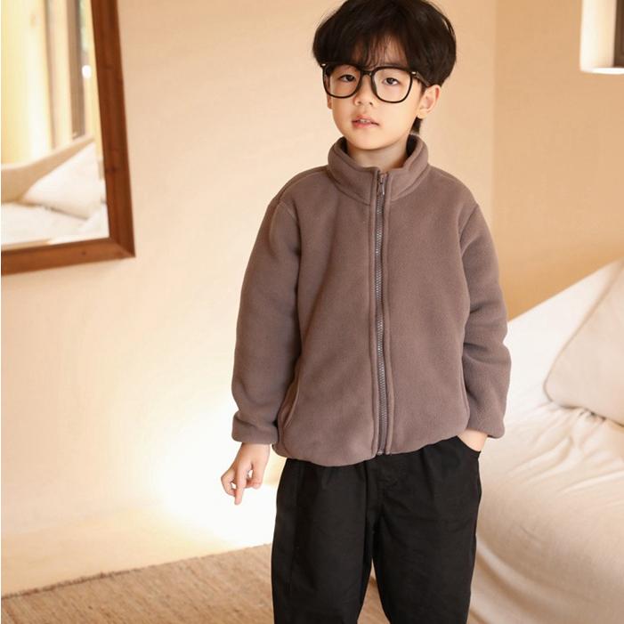 ボアジャケット 女の子 男の子 子供服 裏起毛 子ども服 こども服 キッズ 秋 冬 お揃いコーデ アウトドア 立襟 親子 ボアジャケット 防寒｜p-and-xi｜14