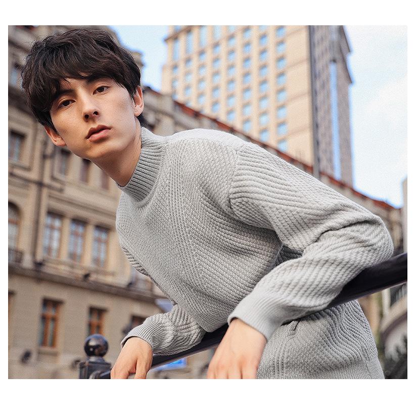 ニット メンズ セーター トップス フリース タートルネック ハイネック ゆったり 長袖 Vネック 無地 秋冬 大きいサイズ 紳士服 細身 代 30代 40代 丸首 Wy0085 11 ピー アンド クロッシー 通販 Yahoo ショッピング