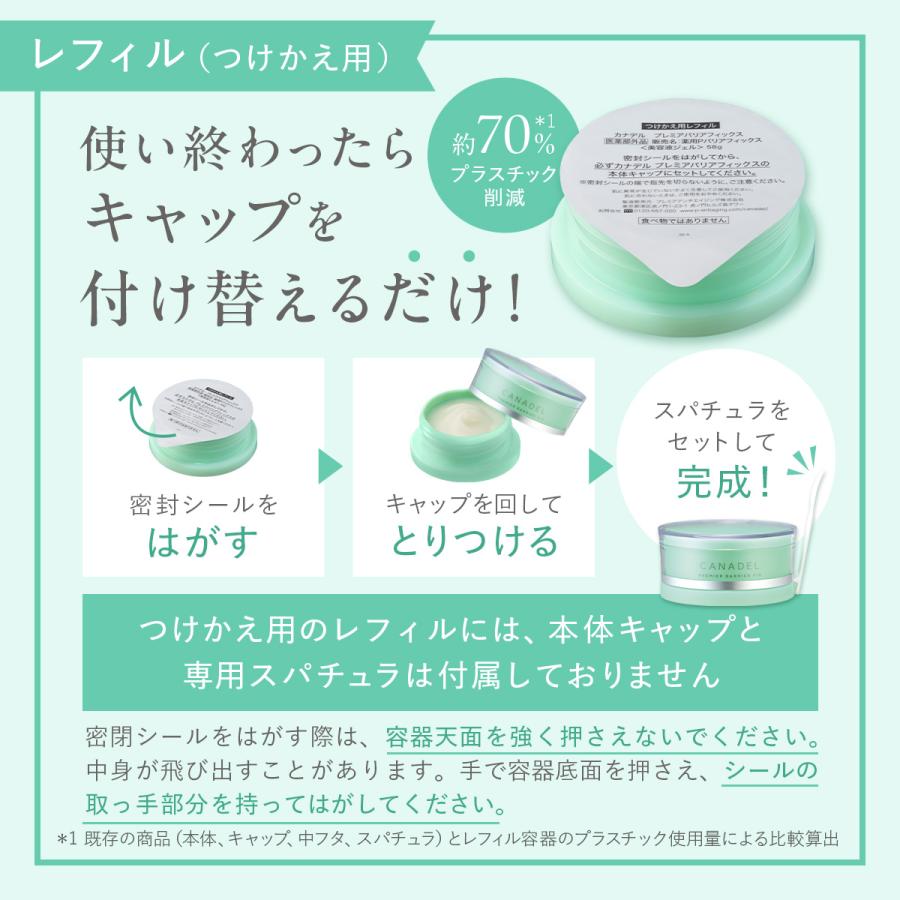 CANADEL 詰め替え レフィル プレミアバリアフィックス オールインワン