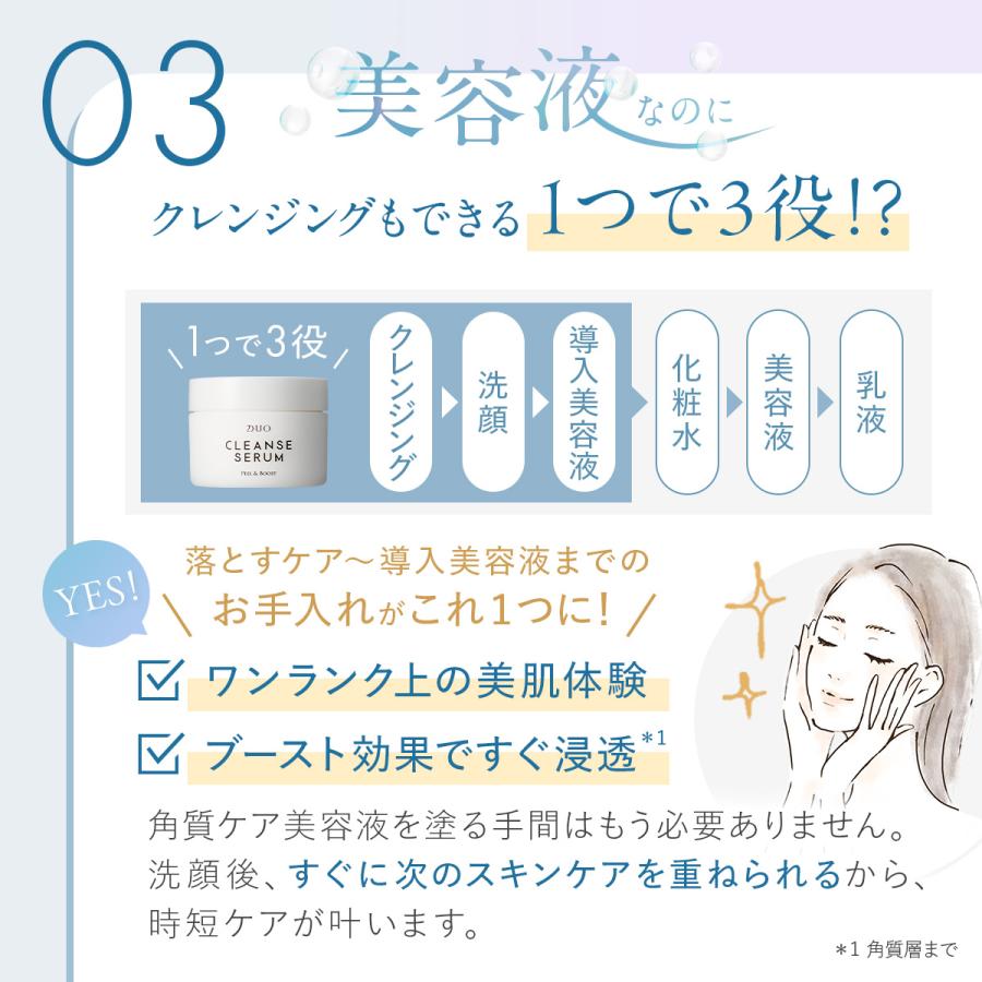 DUO（デュオ） 【落とす美容液】 クレンズセラム ピール＆ブースト 90g