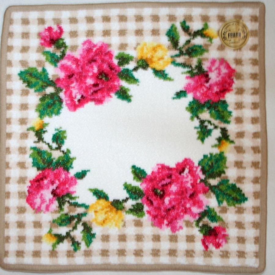 フェイラー ハンカチ Feiler ローズアネット 柄名 30cm 30cm ホワイト 茶 フェイラージャパン 1b プチアーク 通販 Yahoo ショッピング