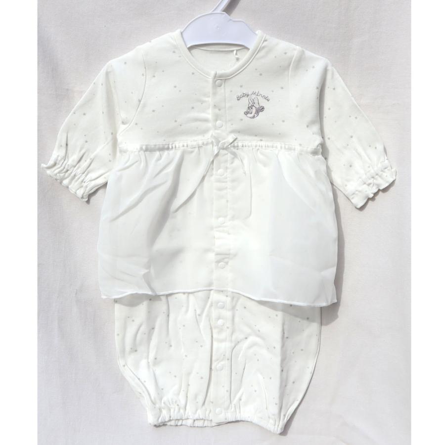 Disney ディズニー サイズ50 70 ミニー ホワイト ドレス カバーオール チュール付 フリル 白 ベビー服 出産祝い プチアーク 通販 Yahoo ショッピング