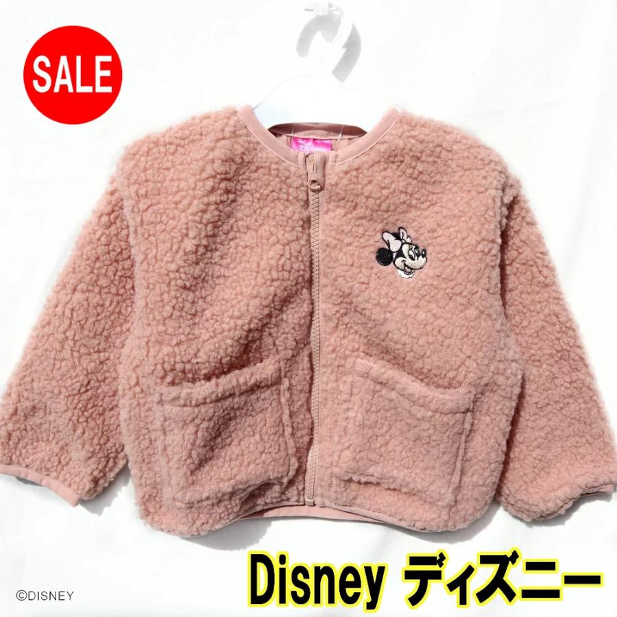 ディズニー子供服 90 95 ボアジャケット ミニー ピンク Disneyディズニー プチアーク 通販 Yahoo ショッピング
