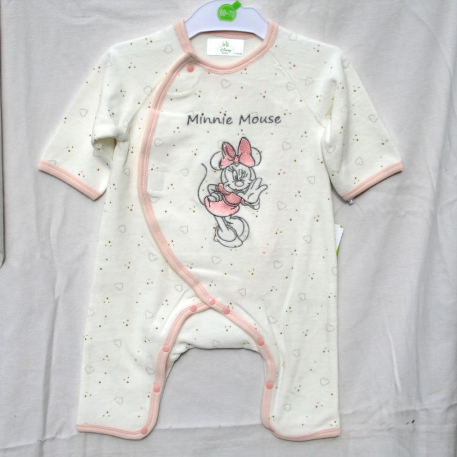 ディズニー ベビー サイズ60 70 らくらく プレオール ミニー ホワイト プチアーク 通販 Yahoo ショッピング