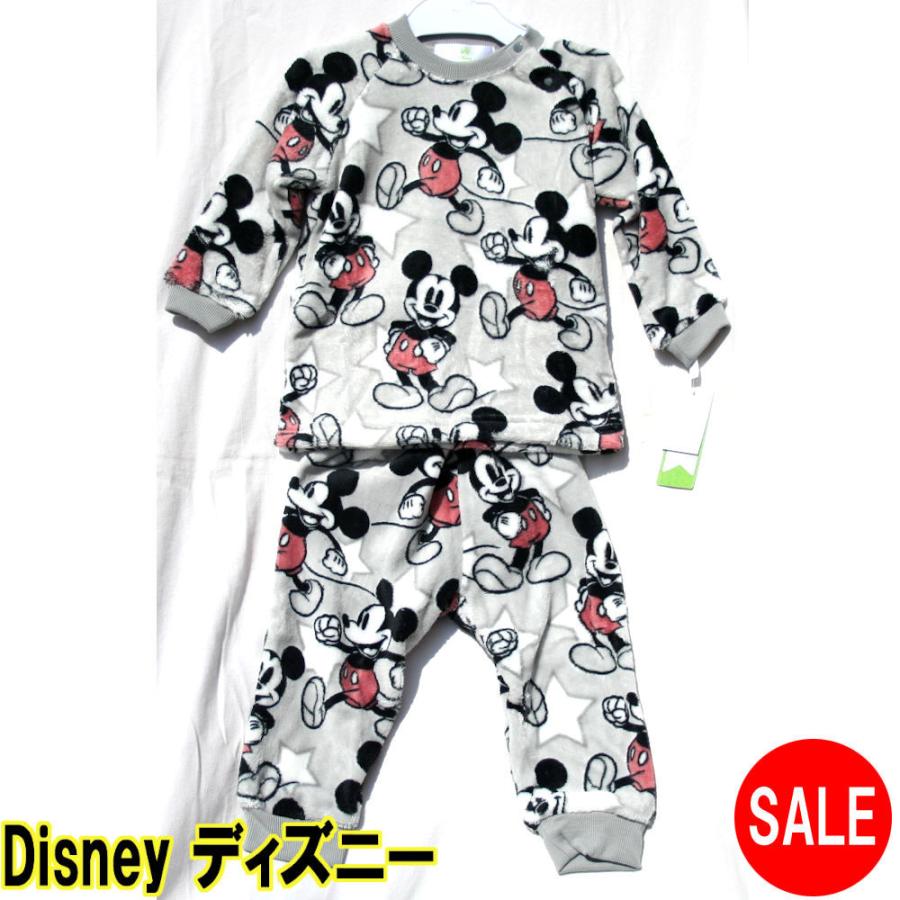 ディズニーベビー服 もこもこパジャマ ミッキー Disney ディズニー サイズ 80 90 95 ミッキーマウス プチアーク 通販 Yahoo ショッピング