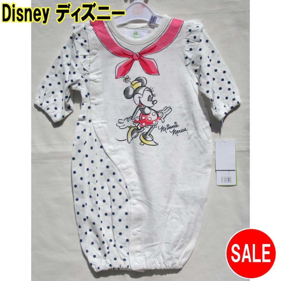 ディズニー ベビー 夏物 ドレスカバーオール ミニーマウス 汗取りパッド付 サイズ 50 70 Mini プチアーク 通販 Yahoo ショッピング