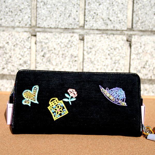 Think Bee! シンクビー 財布 長財布 ブラックポンド A002627 Think Bee! シンクビー 財布 長財布 ブラックポンド A002627