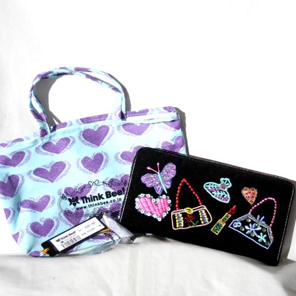 Think Bee! シンクビー 財布 長財布 ブラックポンド A002627 Think Bee! シンクビー 財布 長財布 ブラックポンド A002627