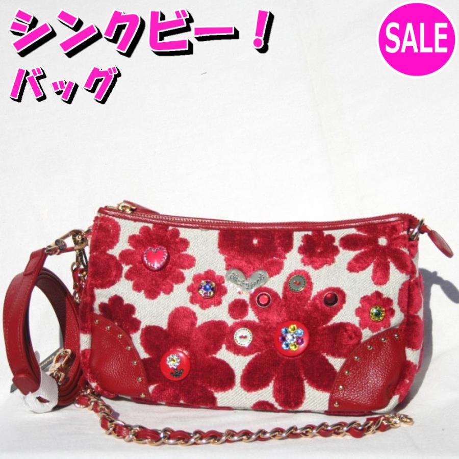 新品！Think Bee！マーガレットルージュショルダーバッグ カーラ長財布