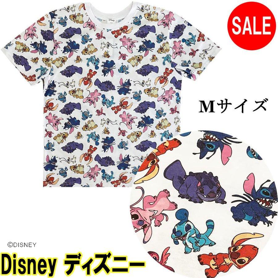 Disney ディズニー ディズニー リロ スティッチ Tシャツ エイリアン パターン ホワイト Mサイズ Awds74 Awds74 プチアーク 通販 Yahoo ショッピング