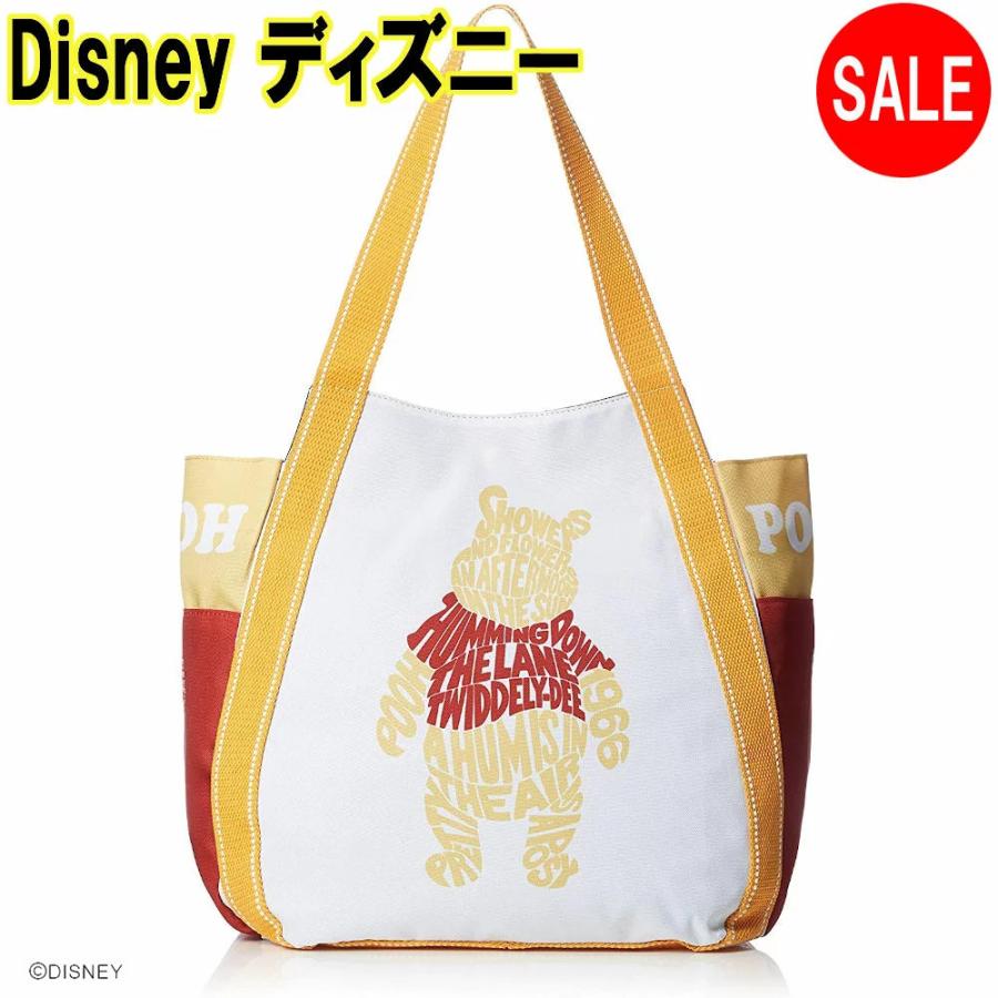 Disney ディズニー トートバッグ 大容量 バルーントート プーさん A3サイズ ホワイト レッド くまのプーさん Dpmi 1003 プチアーク 通販 Yahoo ショッピング