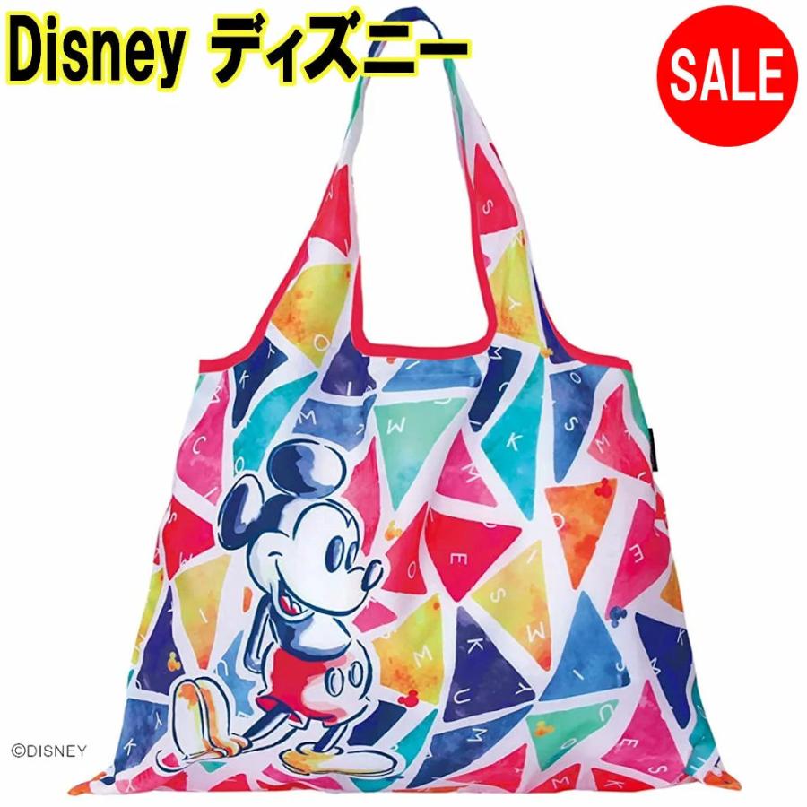 Disney ディズニー 折りたたみ エコバッグ 2wayタイプ トライアングルミッキー Dsndjq Tmk プチアーク 通販 Yahoo ショッピング