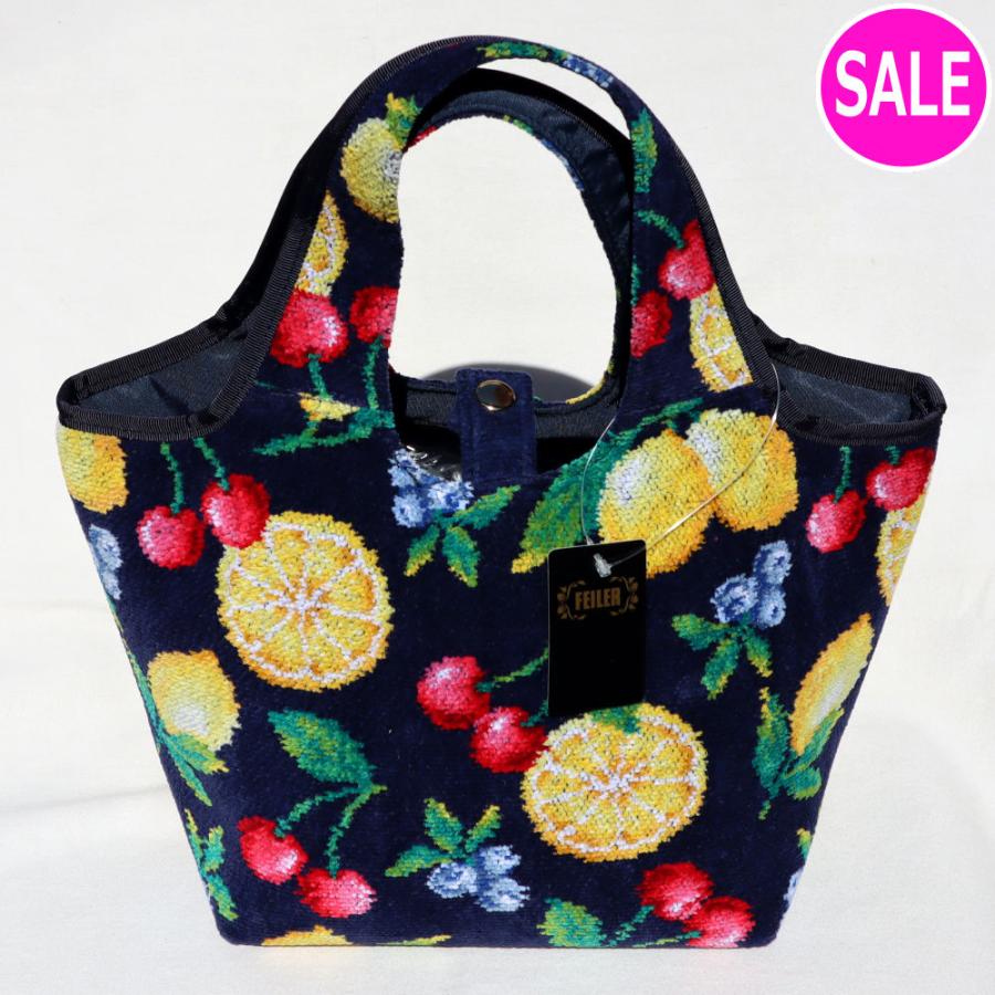 feiler フェイラー バッグ ハンドバッグ ラフルッタ ネイビー LA 