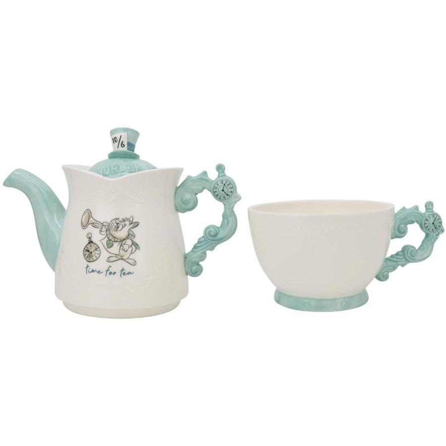 Disney ディズニー アリス イン ワンダーランド ティーポット ティーカップ セット San3479 白うさぎ San3479 プチアーク 通販 Yahoo ショッピング
