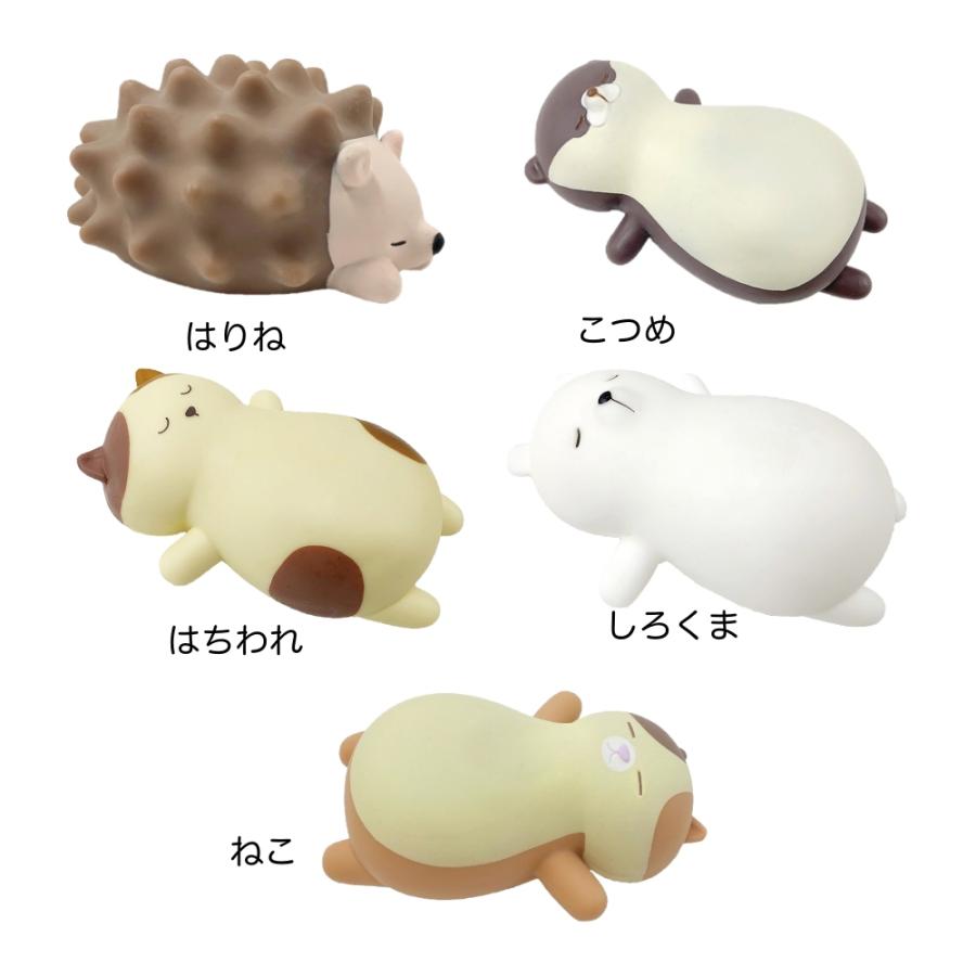 癒やしグッズ むにゅりら ほんやら堂 はりね こつめ はちわれ しろくまPolar むにゅ