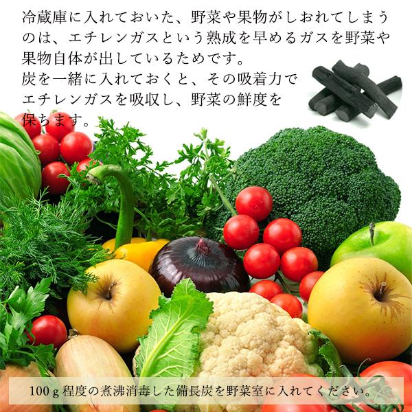 備長炭 浄水 備長炭4本セット おいしい水 炊飯 調理用 ミネラルウォーター チャコールウォーター 水道水 消臭 除湿 冷蔵庫 浄化 玄関 風水用｜p-comfort｜09