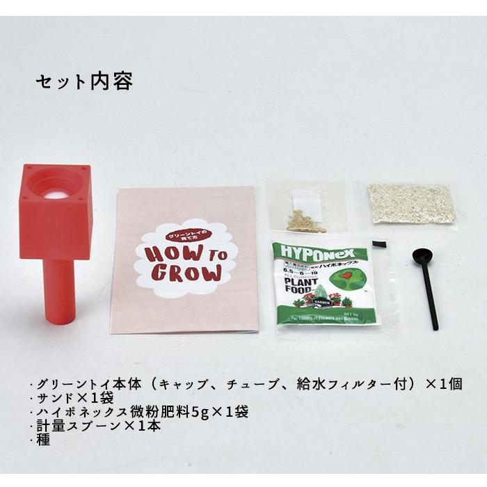 ペットボトル 栽培セット さぼてん サボテン グリーントイ 家庭菜園 送料無料 再販ご予約限定送料無料 簡単 野菜 水耕栽培 果物 水道水