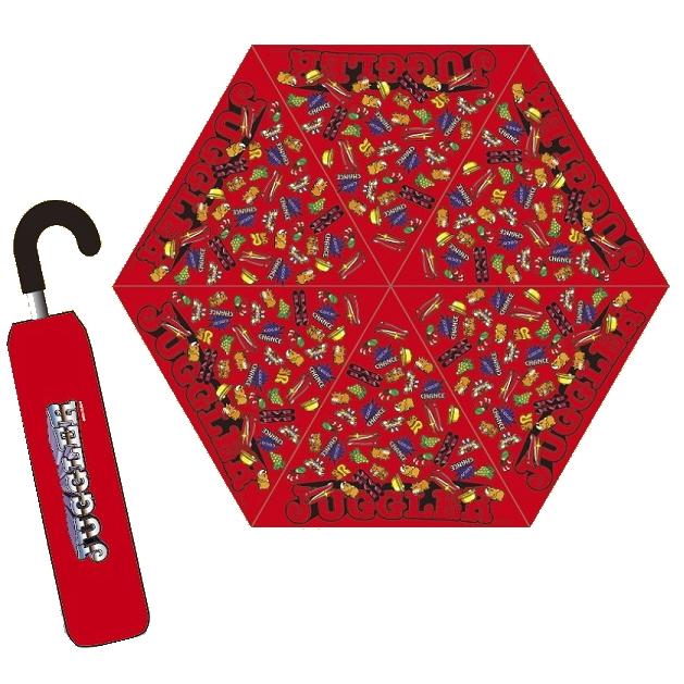 ジャグラー 折りたたみ傘 レッド / 折り畳み傘 折畳傘 パチスロ