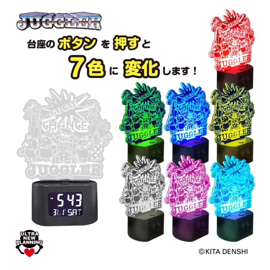 ジャグラー GOGO!CHANCE 光る!LEDアクリルクロック vol.4 ジャグラー GOGO!CHANCE 光る!LEDアクリルクロック vol.4