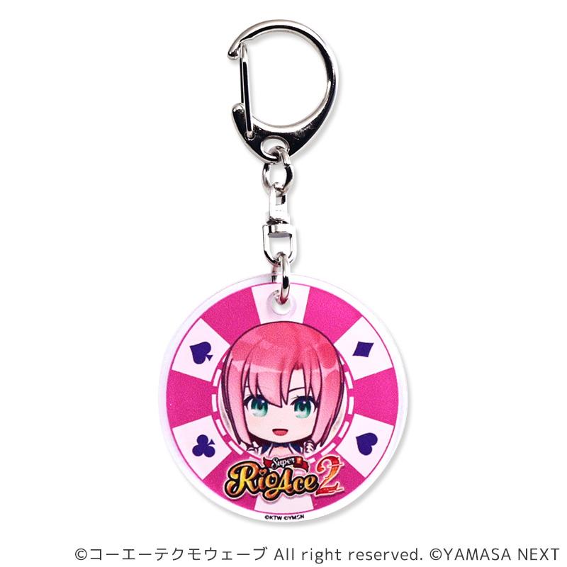 スーパーリオエース2 チップ風 アクリルキーホルダー 4種セット
