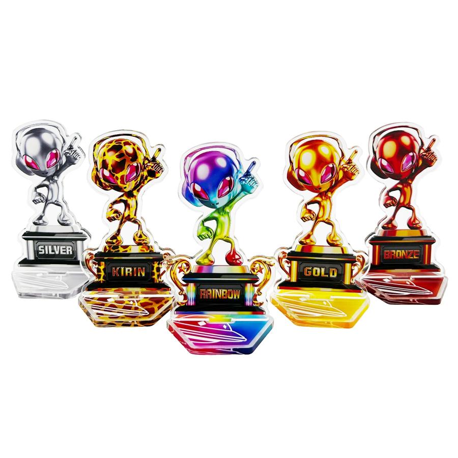 サミートロフィーアクスタ6種(未開封新品) 👽 新作情報 👽 ／ スロッターの憧れ…！？ #サミートロフィー が、集め