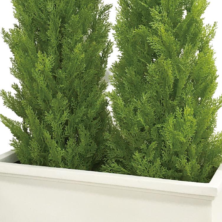 150cm ２本セット アーティフィシャル 大型プランター 観葉植物 大型プランター ゴールドクレスト ２本セット アーティフィシャル 仕切り 目隠し F2515 ピーファクトリー