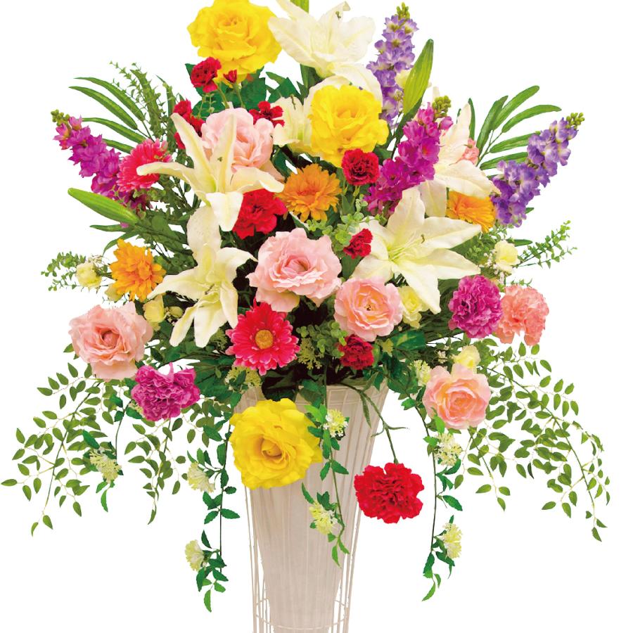 ピーファクトリー175cm 大型造花デザインフラワースタンド エレガンス