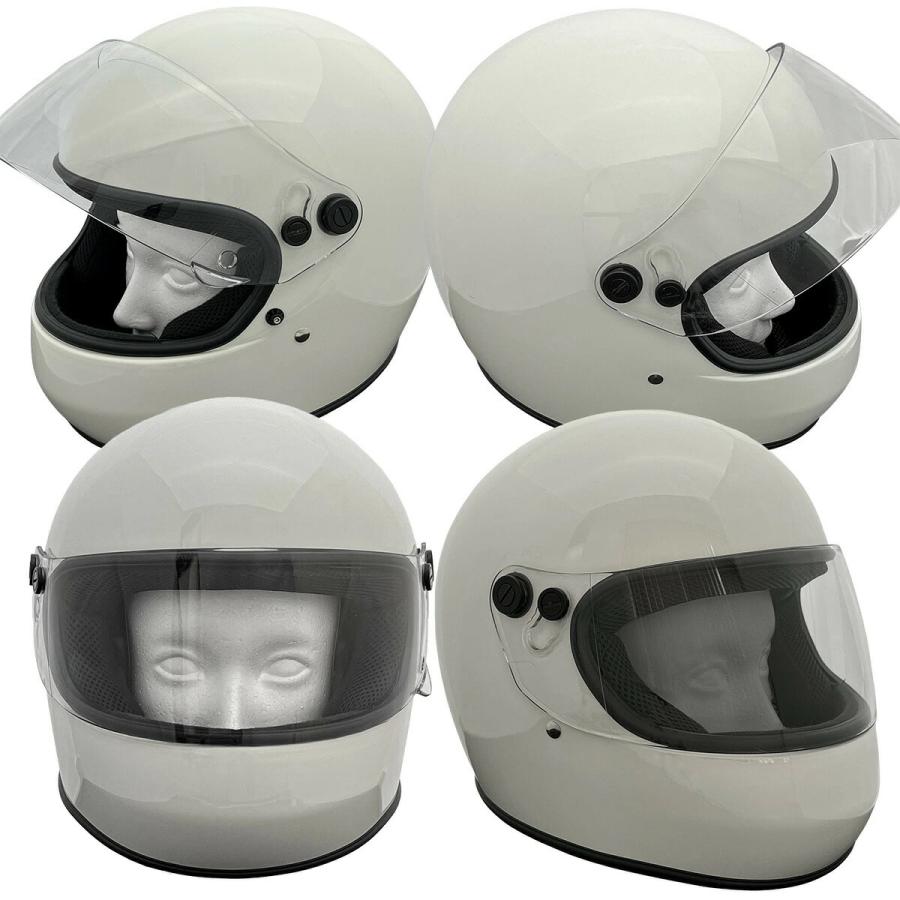 ヘルメット　未使用 バイクヘルメット エアロフォルムジェットヘルメット ブルー 青 L 59