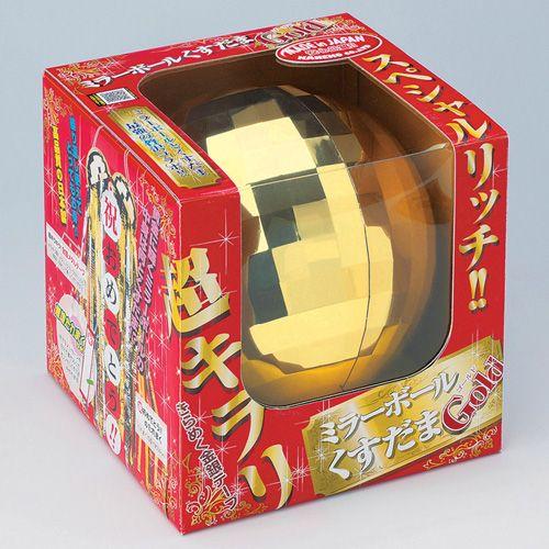 ゴールデンミラーボールくす玉 (1個入) /イベント 結婚式 お祝い 優勝
