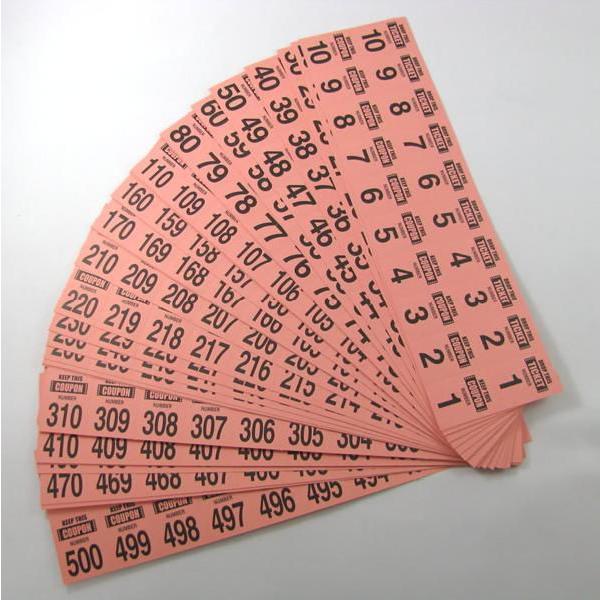 4点までメール便も可能) クロークチケット ピンク /パーティーチケット