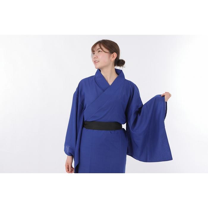 大喜利 落語 笑点 時代劇 舞台劇 イベント コスプレ/ NEWカラー着物 青