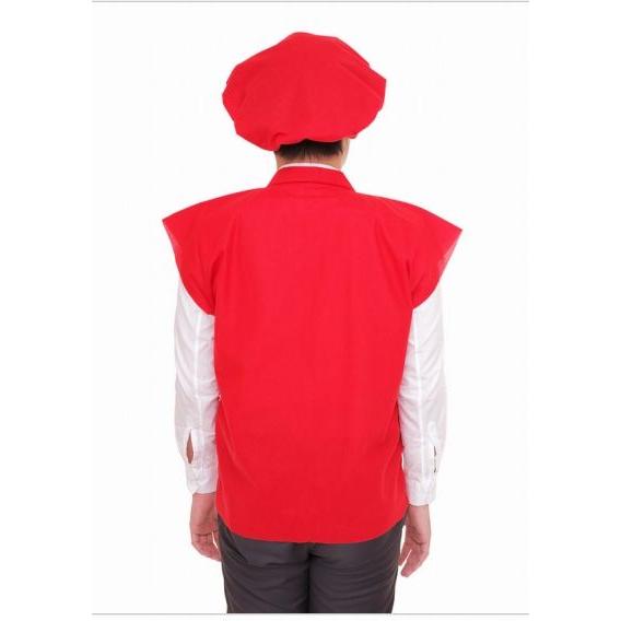 1点までメール便も可能) 赤いちゃんちゃんこセット /還暦 衣装