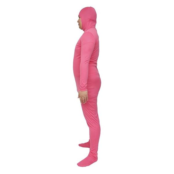 のびのび全身タイツくん ピンク M /全身タイツ コスプレ 顔出し