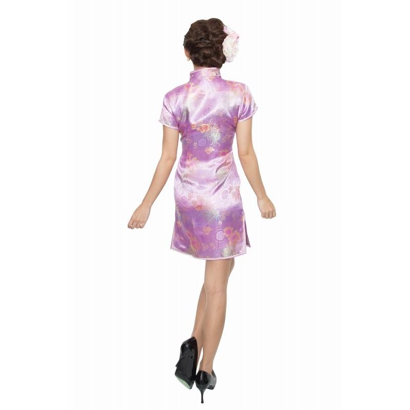 ミニチャイナ 花 / 薄紫 (Mサイズ) /チャイナ服 ミニ コスプレ