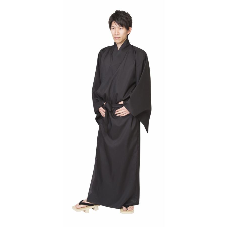 花鳥風月 着物 無地黒 /着物 花魁 コスプレ 和柄 コスチューム