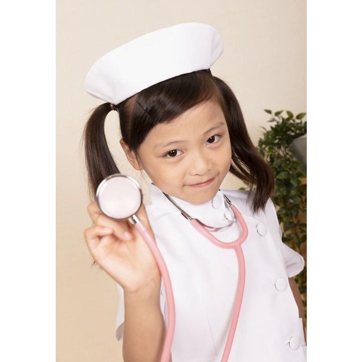 ナース コスプレ 子供用 看護婦 衣装 仮装 キッズ衣装 コスチューム/ キッズジョブ 120 (A-1950_884316) : パーティー ...