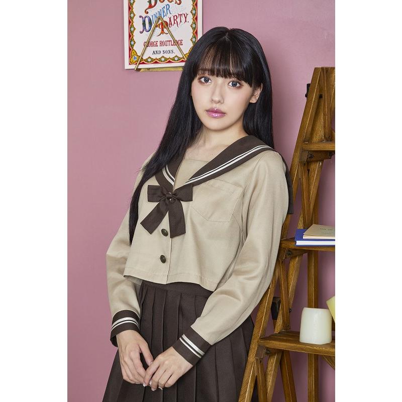 タグ付未使用 KUOSE クオセ セーラーカラーコート ゴールドハート 