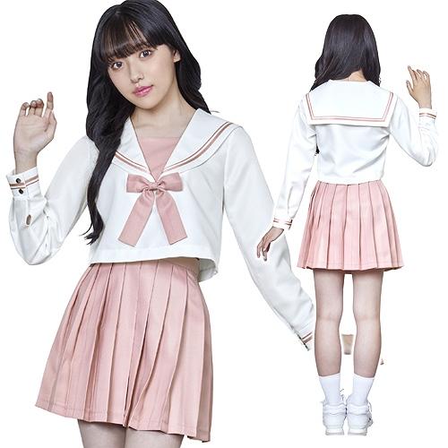 オルチャンセーラー ダスティピンク /セーラー服 コスプレ 韓国風 制服