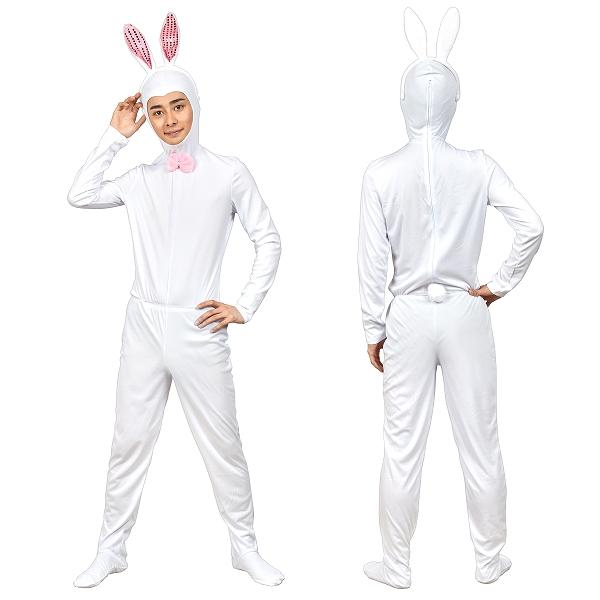 うさぎ全身タイツセット      /ウサギ コスプレ タイツ ラビット コスチューム なりきり 仮装 干支 年賀状 撮影 アニマル ハロウィン イベント (A-2089_901006) |  | 04
